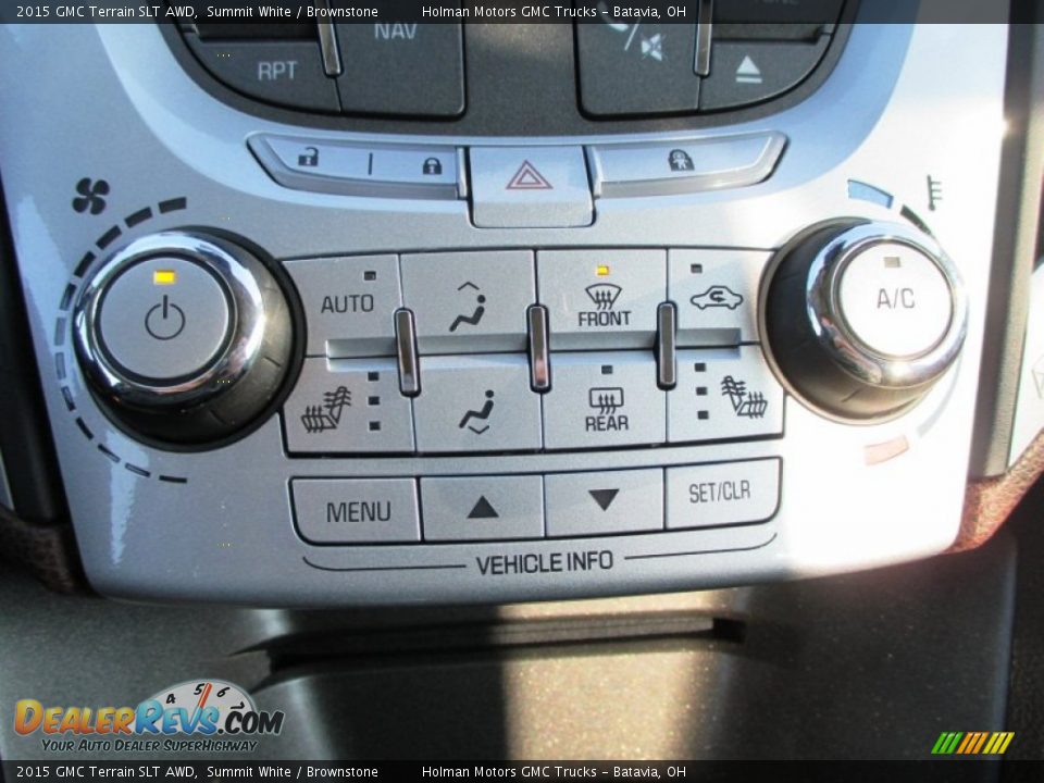 2015 GMC Terrain SLT AWD Summit White / Brownstone Photo #13