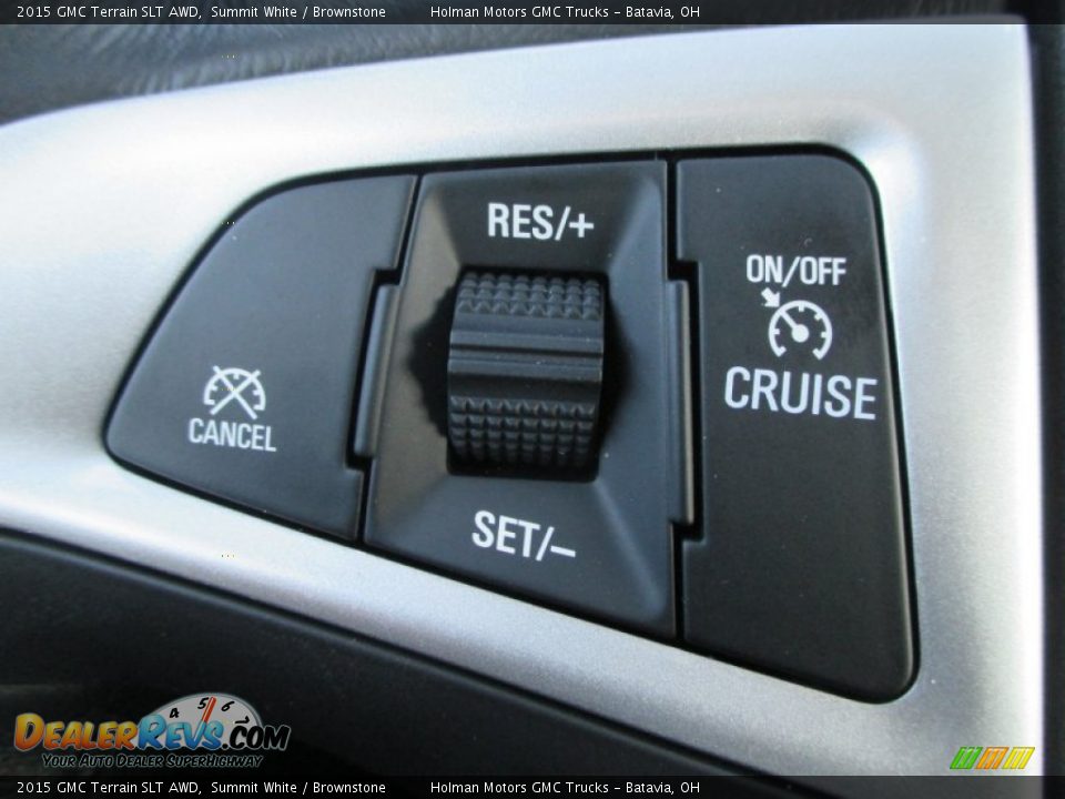 2015 GMC Terrain SLT AWD Summit White / Brownstone Photo #15