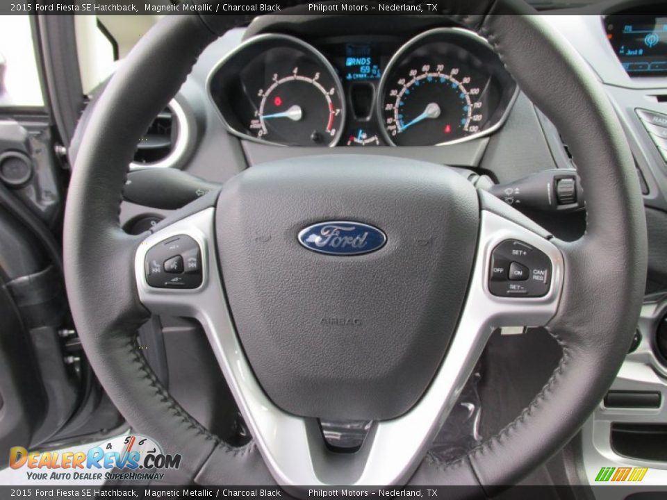 2015 Ford Fiesta SE Hatchback Steering Wheel Photo #30