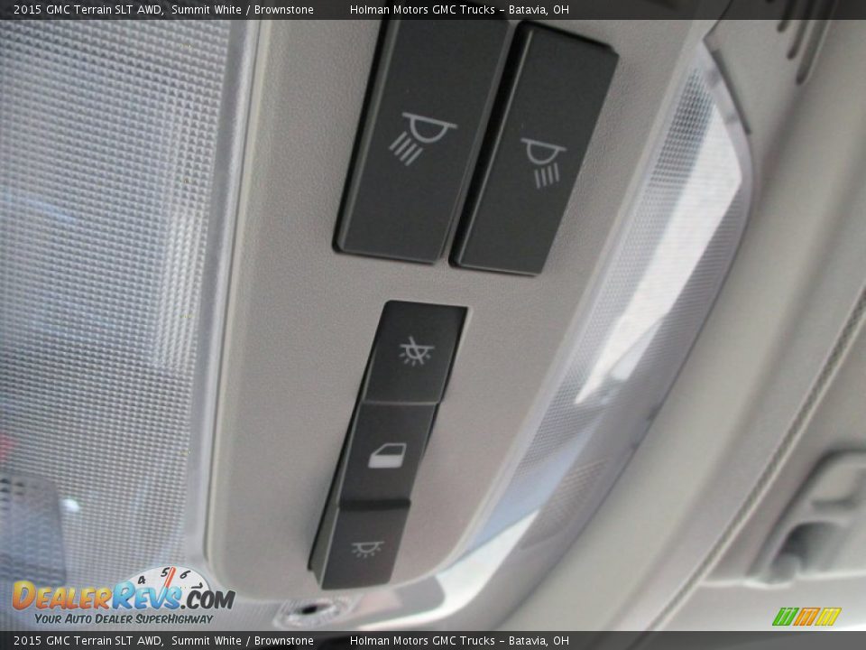 2015 GMC Terrain SLT AWD Summit White / Brownstone Photo #18