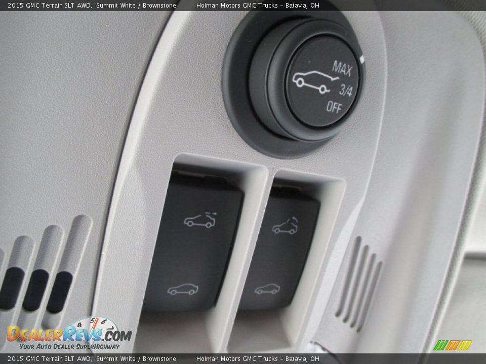 2015 GMC Terrain SLT AWD Summit White / Brownstone Photo #19
