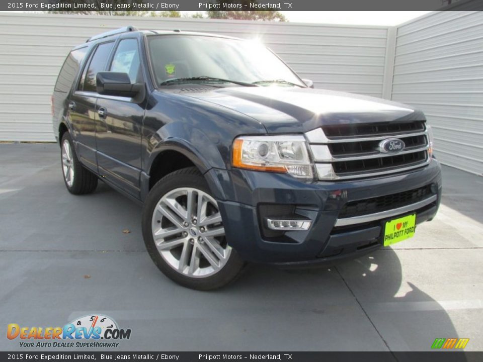 2015 Ford Expedition Limited Blue Jeans Metallic / Ebony Photo #1