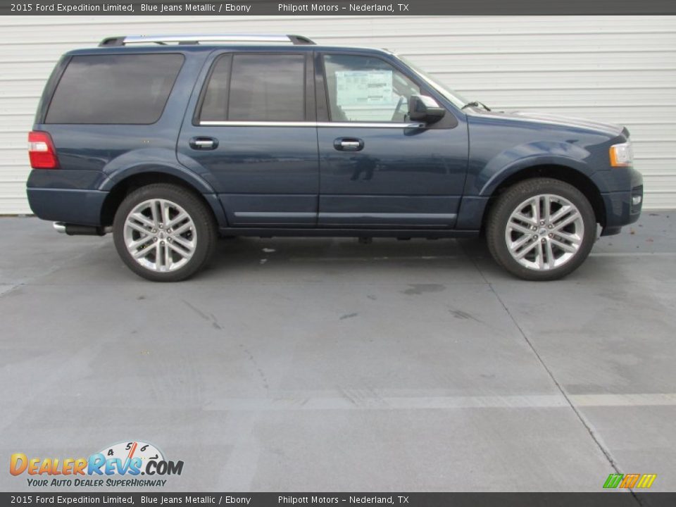 2015 Ford Expedition Limited Blue Jeans Metallic / Ebony Photo #3