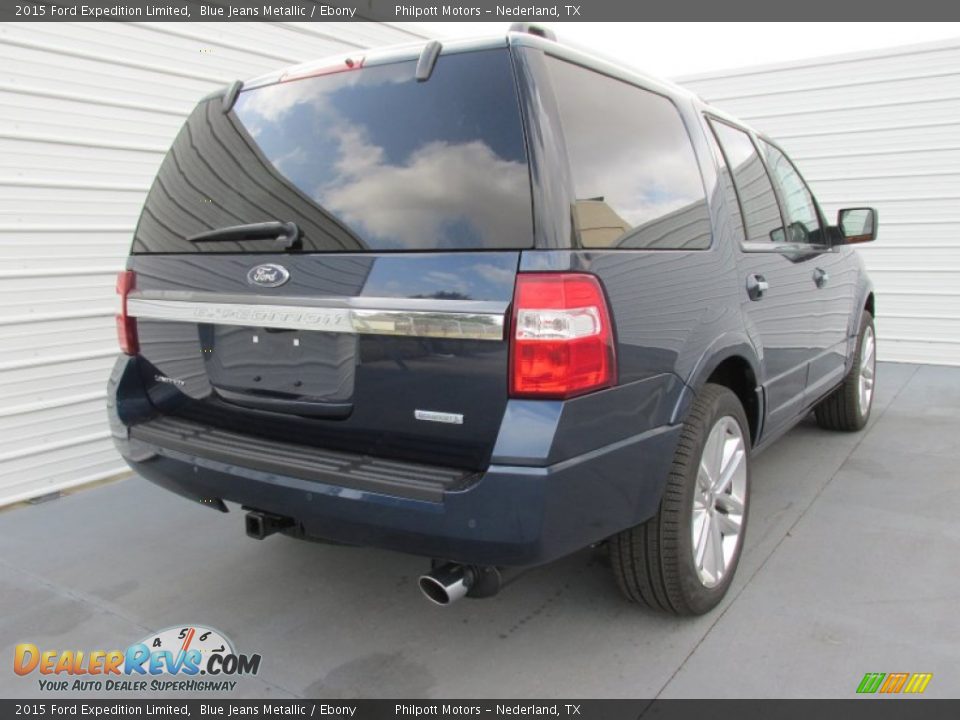 2015 Ford Expedition Limited Blue Jeans Metallic / Ebony Photo #4