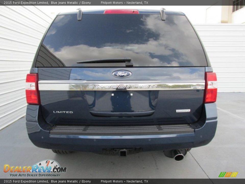 2015 Ford Expedition Limited Blue Jeans Metallic / Ebony Photo #5