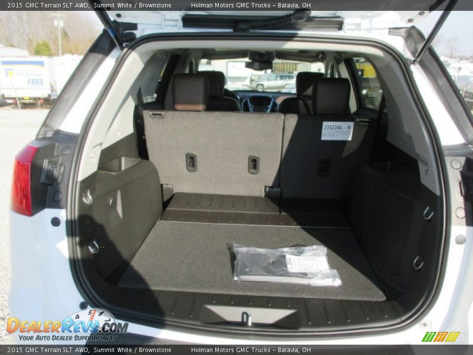 2015 GMC Terrain SLT AWD Summit White / Brownstone Photo #29