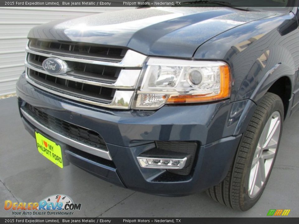 2015 Ford Expedition Limited Blue Jeans Metallic / Ebony Photo #10