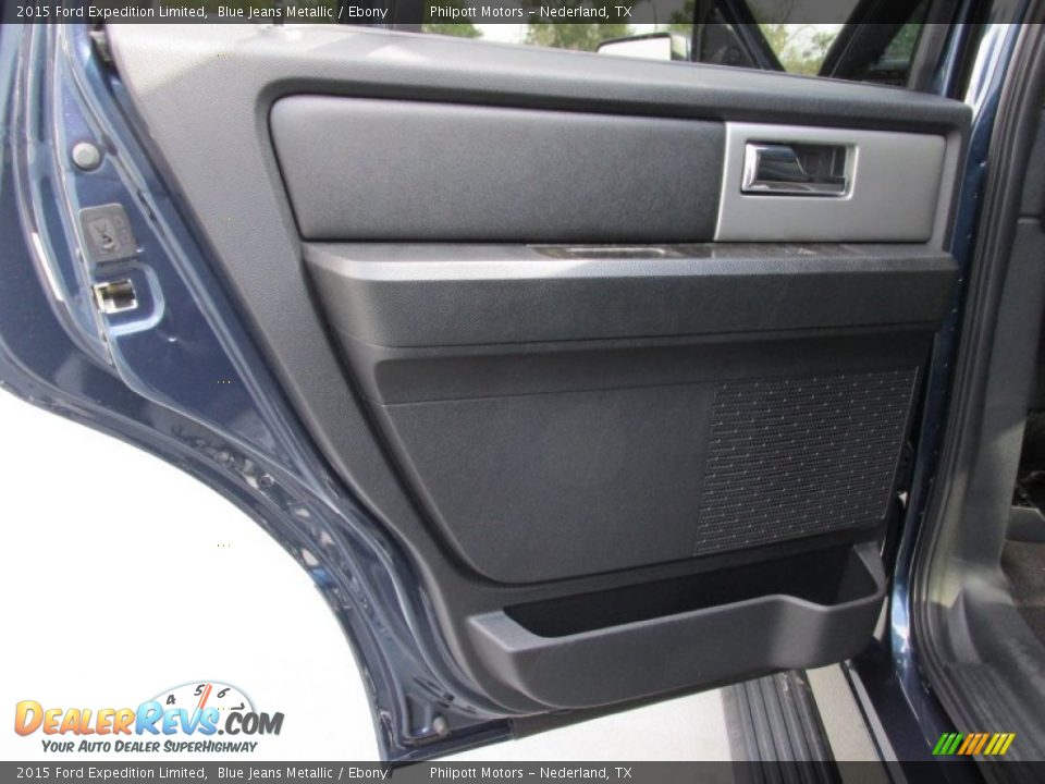 2015 Ford Expedition Limited Blue Jeans Metallic / Ebony Photo #24