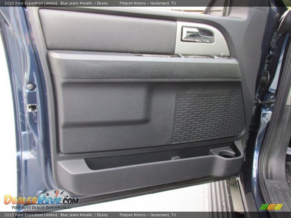 2015 Ford Expedition Limited Blue Jeans Metallic / Ebony Photo #27