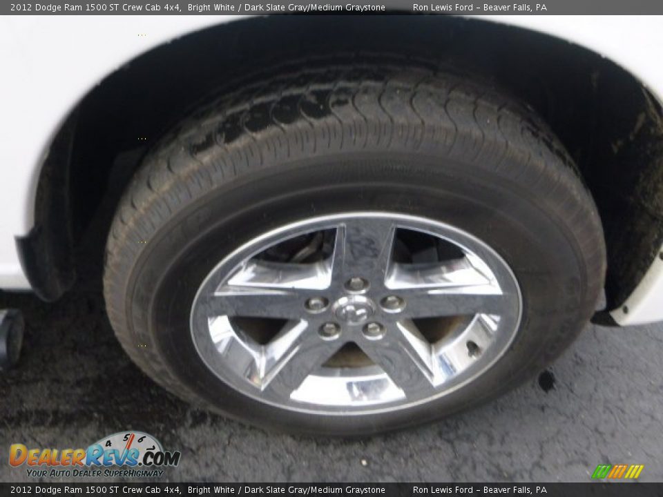 2012 Dodge Ram 1500 ST Crew Cab 4x4 Bright White / Dark Slate Gray/Medium Graystone Photo #10