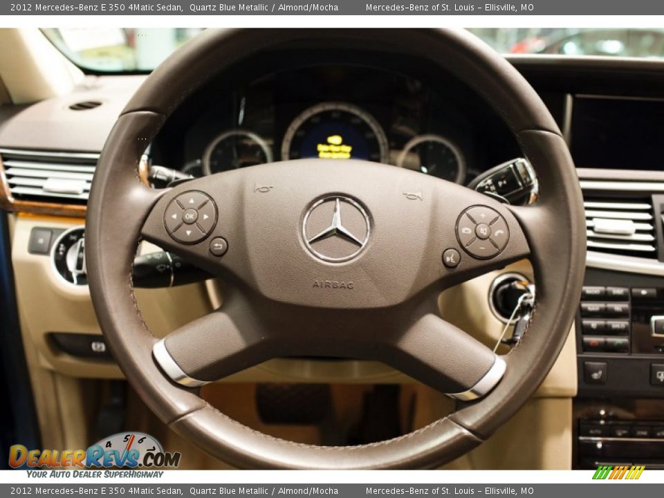 2012 Mercedes-Benz E 350 4Matic Sedan Steering Wheel Photo #25