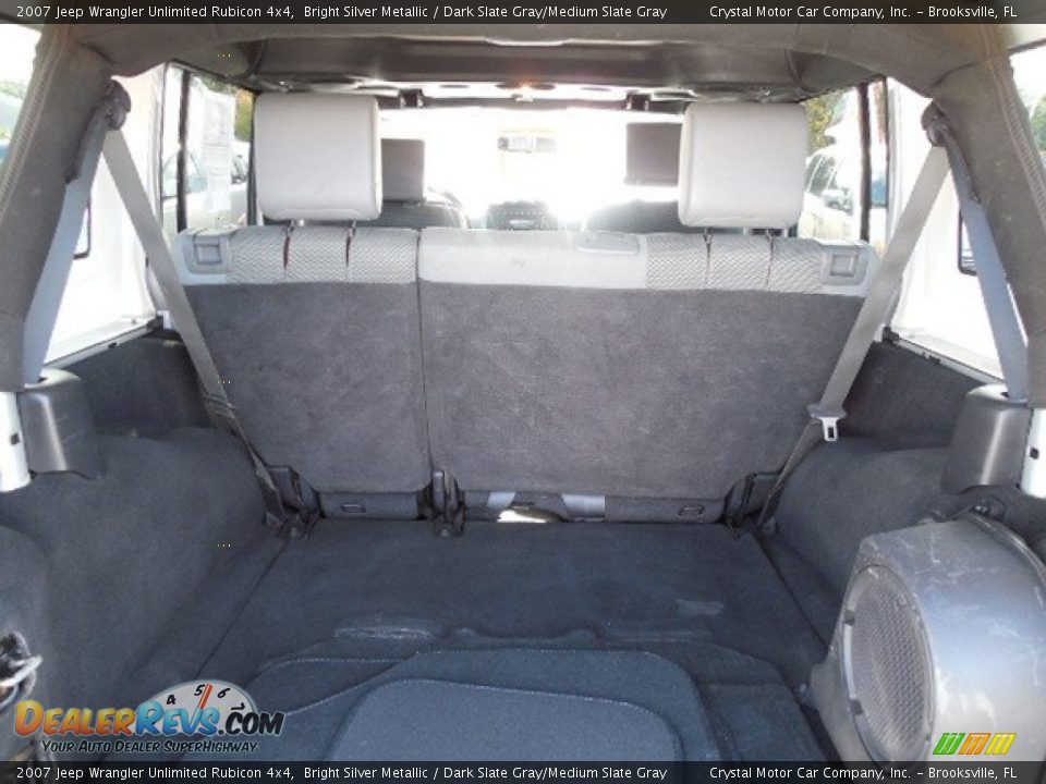 2007 Jeep Wrangler Unlimited Rubicon 4x4 Bright Silver Metallic / Dark Slate Gray/Medium Slate Gray Photo #7