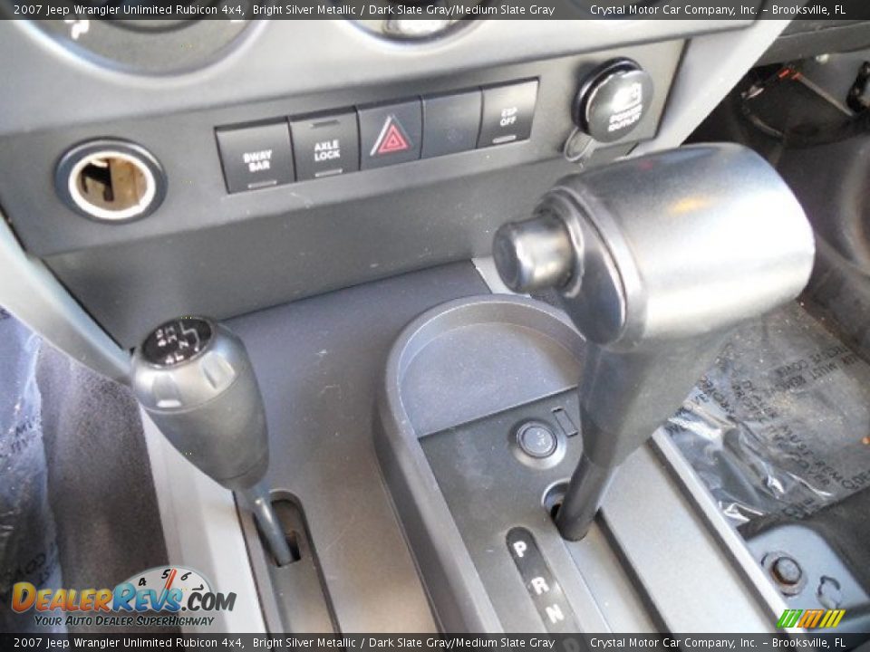 2007 Jeep Wrangler Unlimited Rubicon 4x4 Bright Silver Metallic / Dark Slate Gray/Medium Slate Gray Photo #22