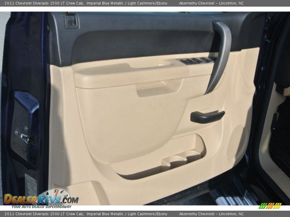 2011 Chevrolet Silverado 1500 LT Crew Cab Imperial Blue Metallic / Light Cashmere/Ebony Photo #9