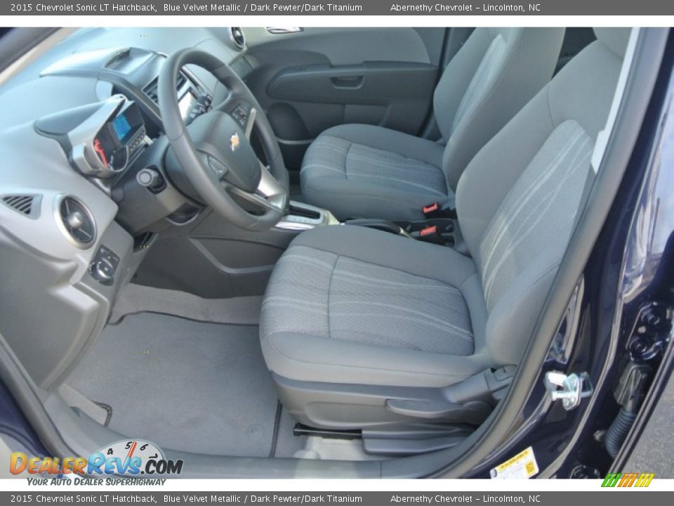 2015 Chevrolet Sonic LT Hatchback Blue Velvet Metallic / Dark Pewter/Dark Titanium Photo #8
