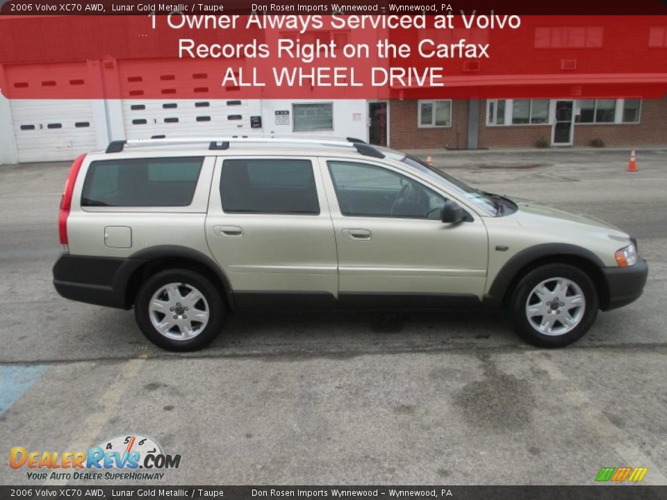 2006 Volvo XC70 AWD Lunar Gold Metallic / Taupe Photo #2