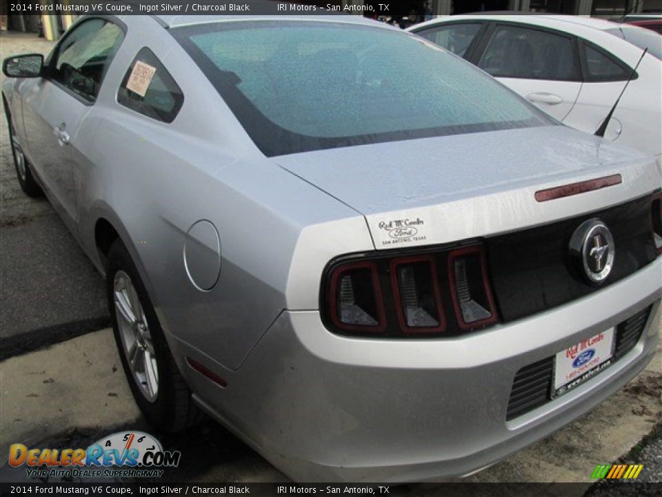 2014 Ford Mustang V6 Coupe Ingot Silver / Charcoal Black Photo #3