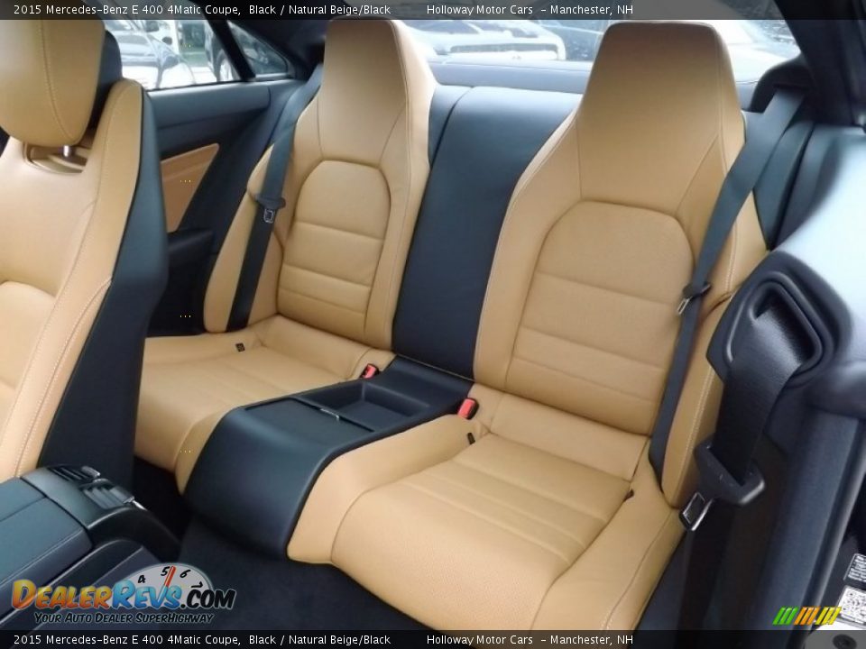 Rear Seat of 2015 Mercedes-Benz E 400 4Matic Coupe Photo #5