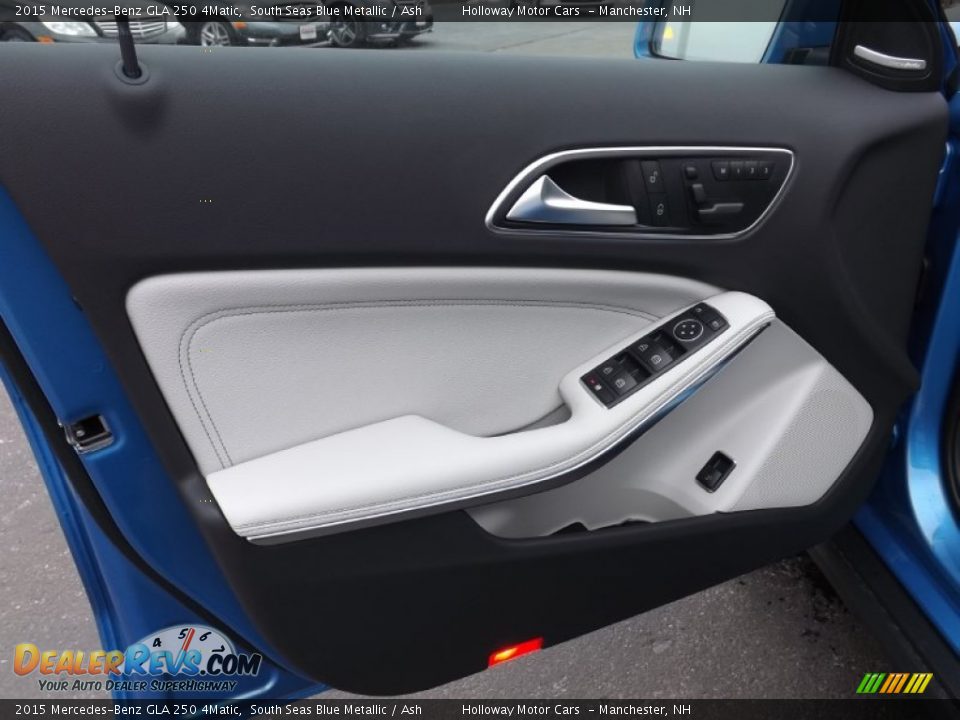 2015 Mercedes-Benz GLA 250 4Matic South Seas Blue Metallic / Ash Photo #7