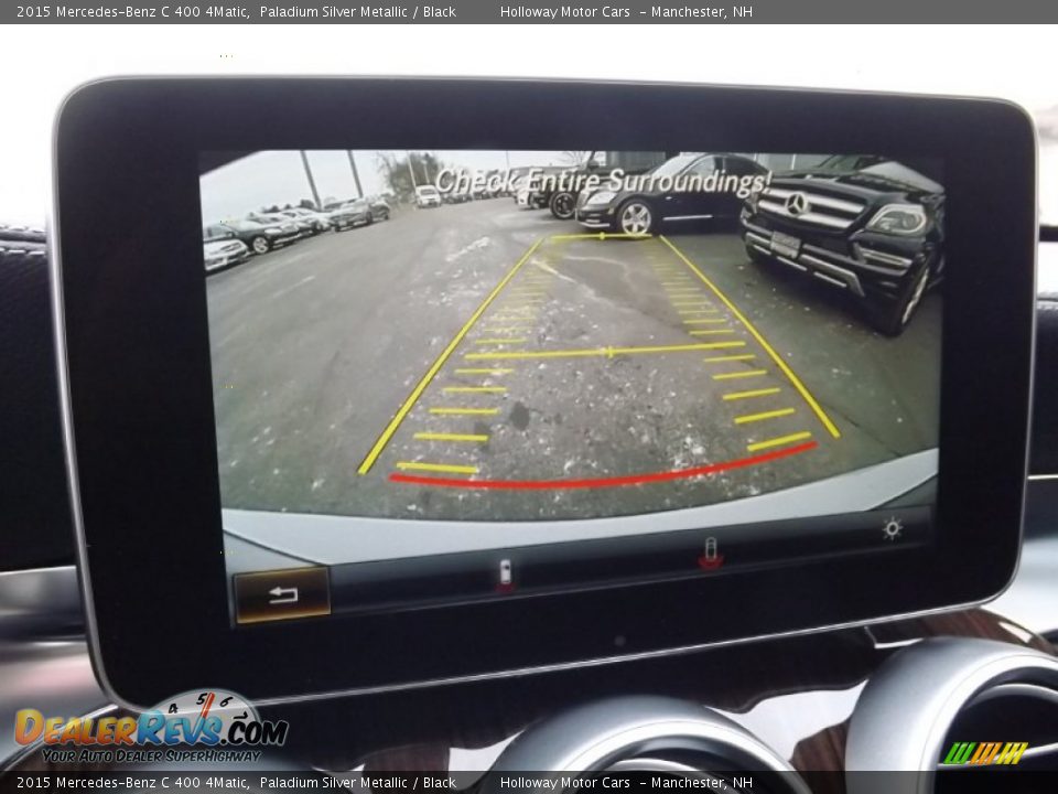 2015 Mercedes-Benz C 400 4Matic Paladium Silver Metallic / Black Photo #10