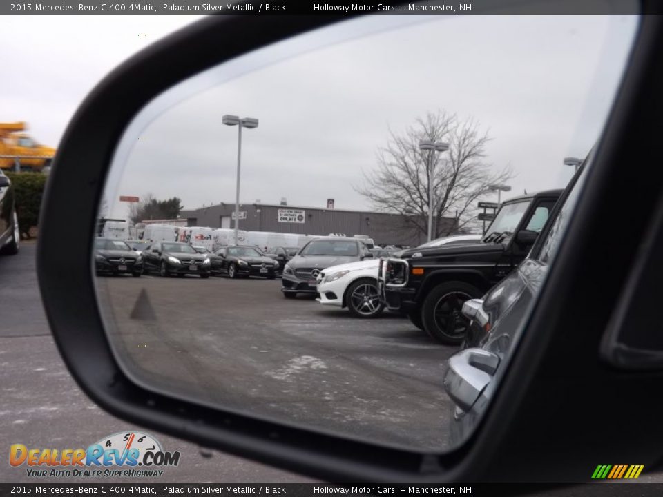 2015 Mercedes-Benz C 400 4Matic Paladium Silver Metallic / Black Photo #11