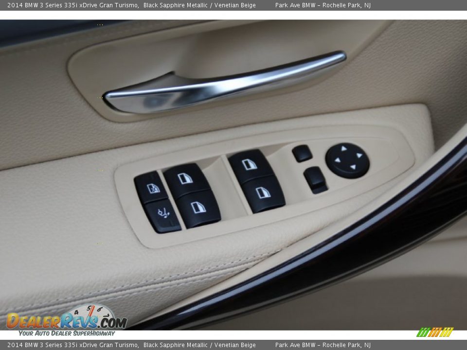 2014 BMW 3 Series 335i xDrive Gran Turismo Black Sapphire Metallic / Venetian Beige Photo #10