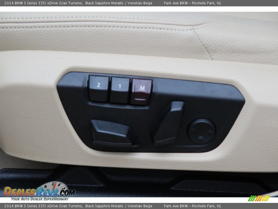 2014 BMW 3 Series 335i xDrive Gran Turismo Black Sapphire Metallic / Venetian Beige Photo #13