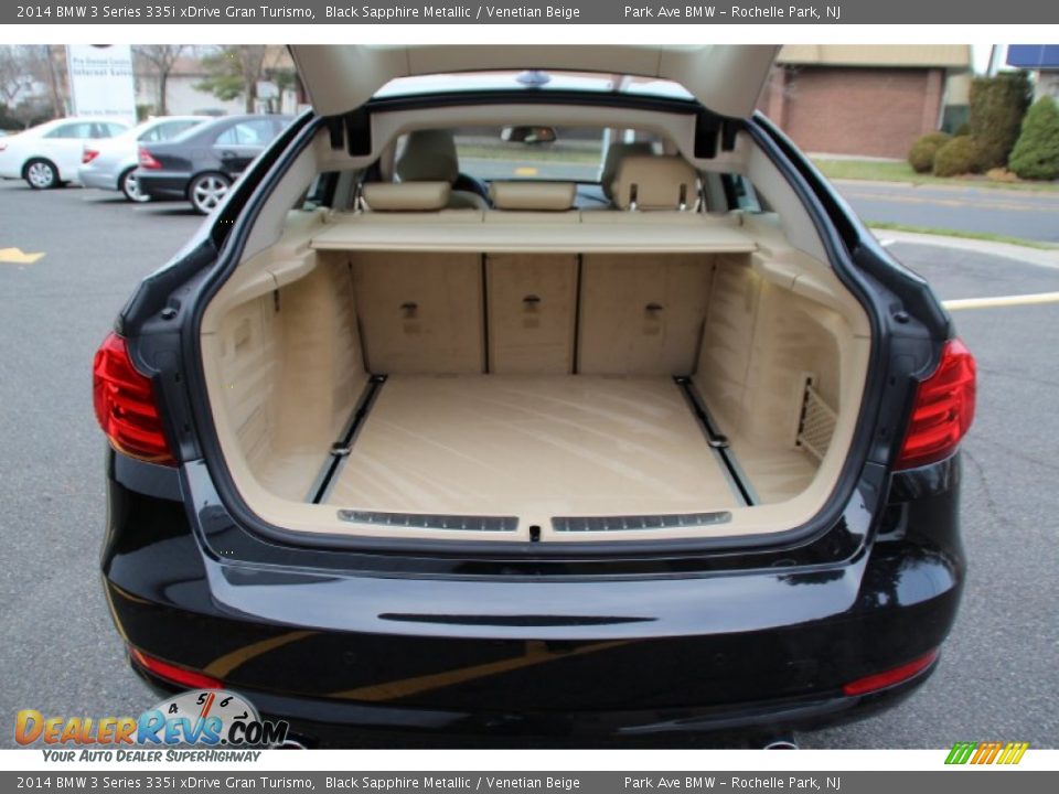 2014 BMW 3 Series 335i xDrive Gran Turismo Black Sapphire Metallic / Venetian Beige Photo #23