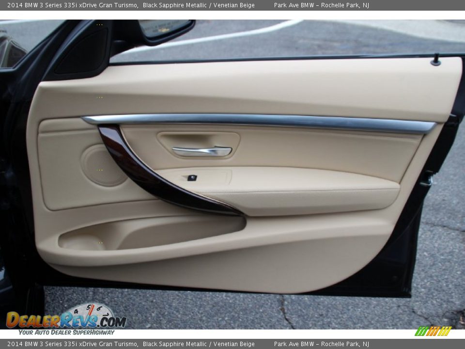 2014 BMW 3 Series 335i xDrive Gran Turismo Black Sapphire Metallic / Venetian Beige Photo #27