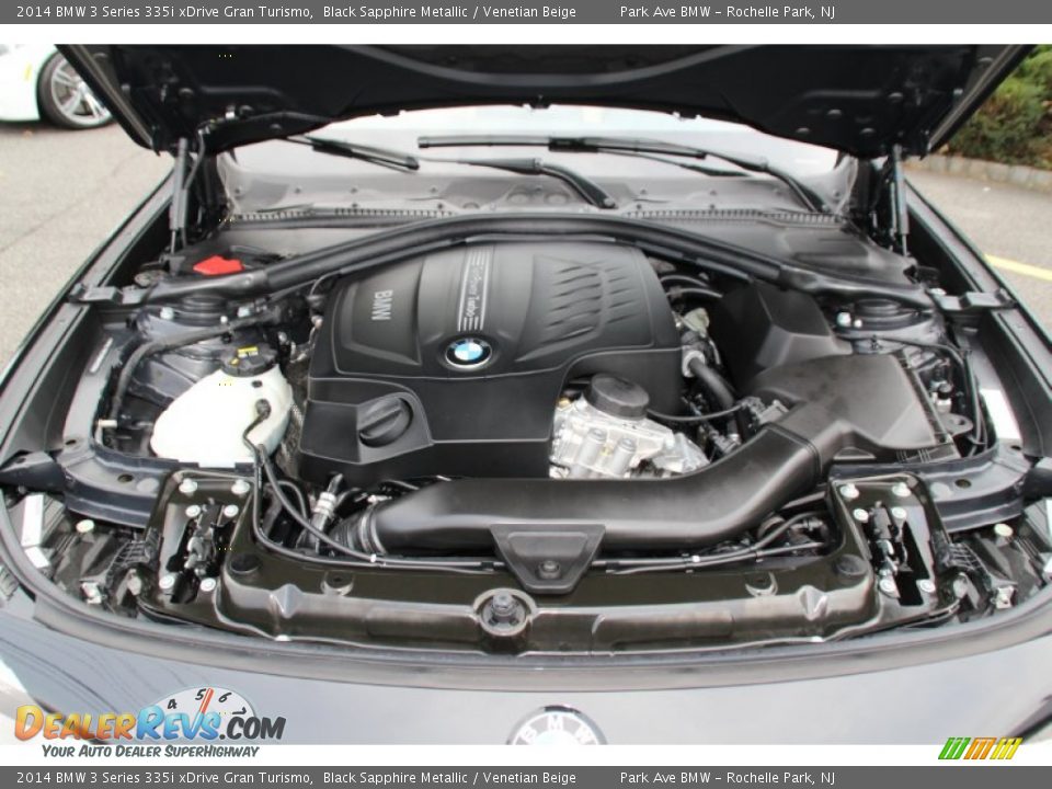 2014 BMW 3 Series 335i xDrive Gran Turismo Black Sapphire Metallic / Venetian Beige Photo #31