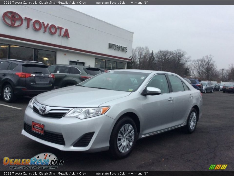 2012 Toyota Camry LE Classic Silver Metallic / Light Gray Photo #1