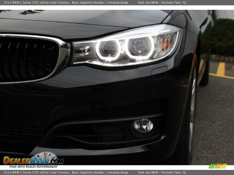 2014 BMW 3 Series 335i xDrive Gran Turismo Black Sapphire Metallic / Venetian Beige Photo #32