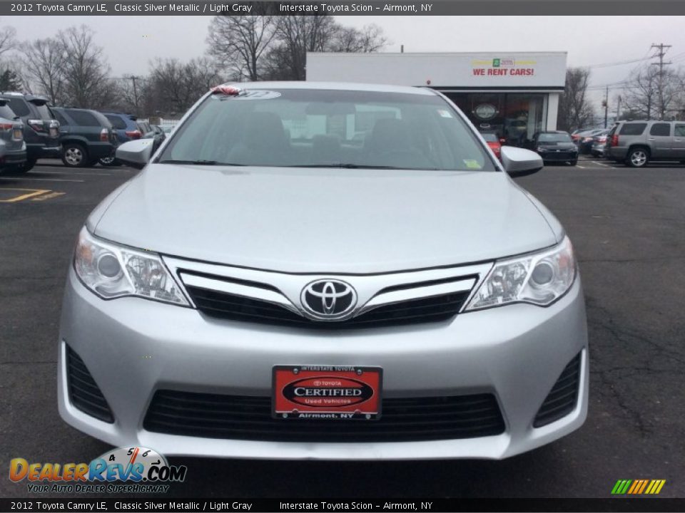 2012 Toyota Camry LE Classic Silver Metallic / Light Gray Photo #2