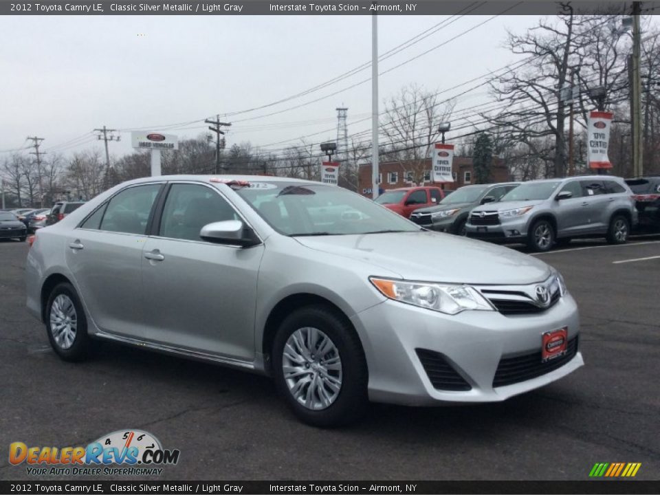 2012 Toyota Camry LE Classic Silver Metallic / Light Gray Photo #3