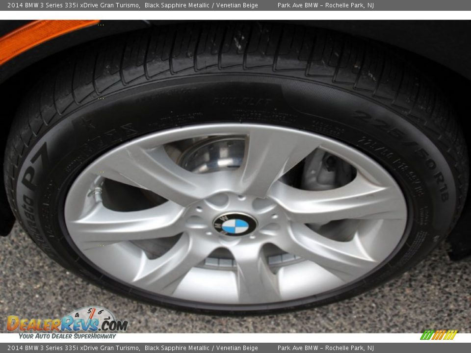 2014 BMW 3 Series 335i xDrive Gran Turismo Black Sapphire Metallic / Venetian Beige Photo #34