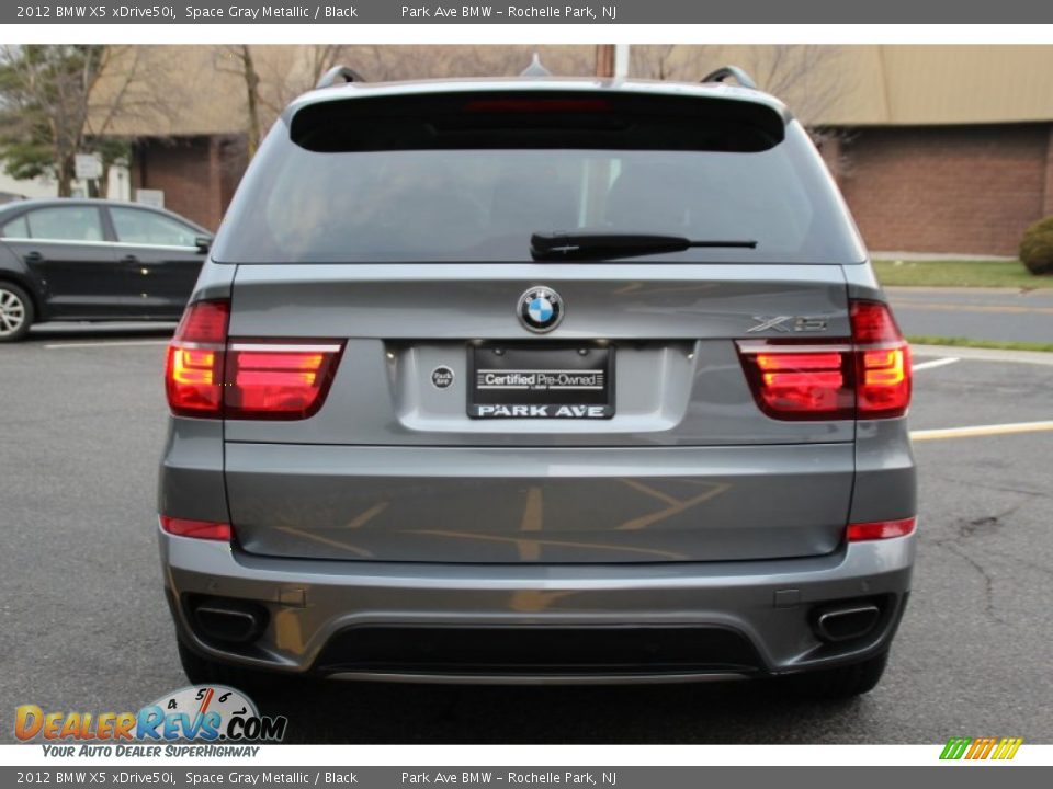 2012 BMW X5 xDrive50i Space Gray Metallic / Black Photo #4