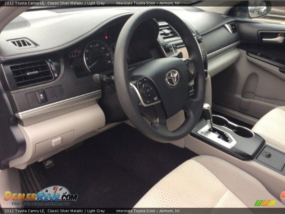 2012 Toyota Camry LE Classic Silver Metallic / Light Gray Photo #9