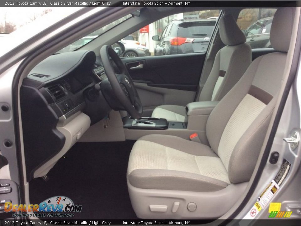 2012 Toyota Camry LE Classic Silver Metallic / Light Gray Photo #10
