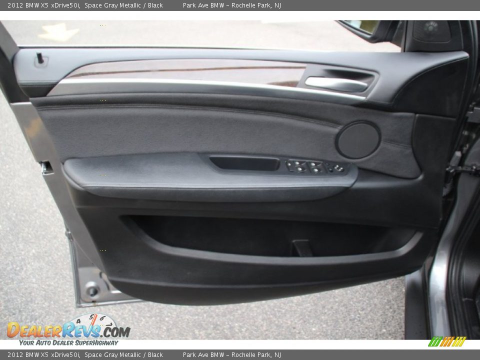 2012 BMW X5 xDrive50i Space Gray Metallic / Black Photo #8