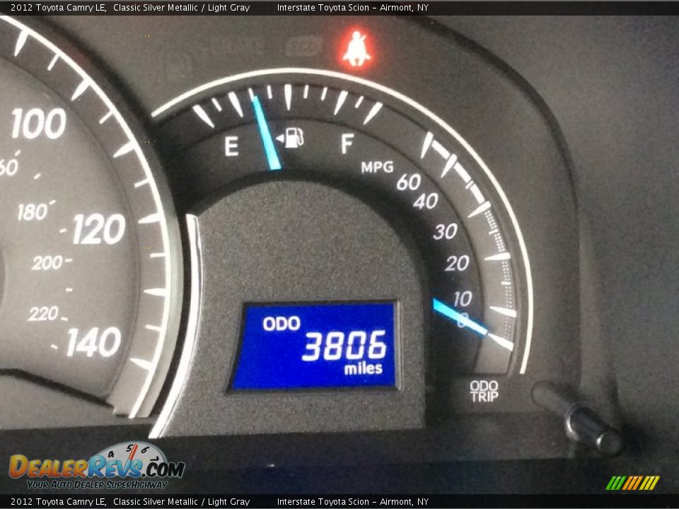 2012 Toyota Camry LE Classic Silver Metallic / Light Gray Photo #13