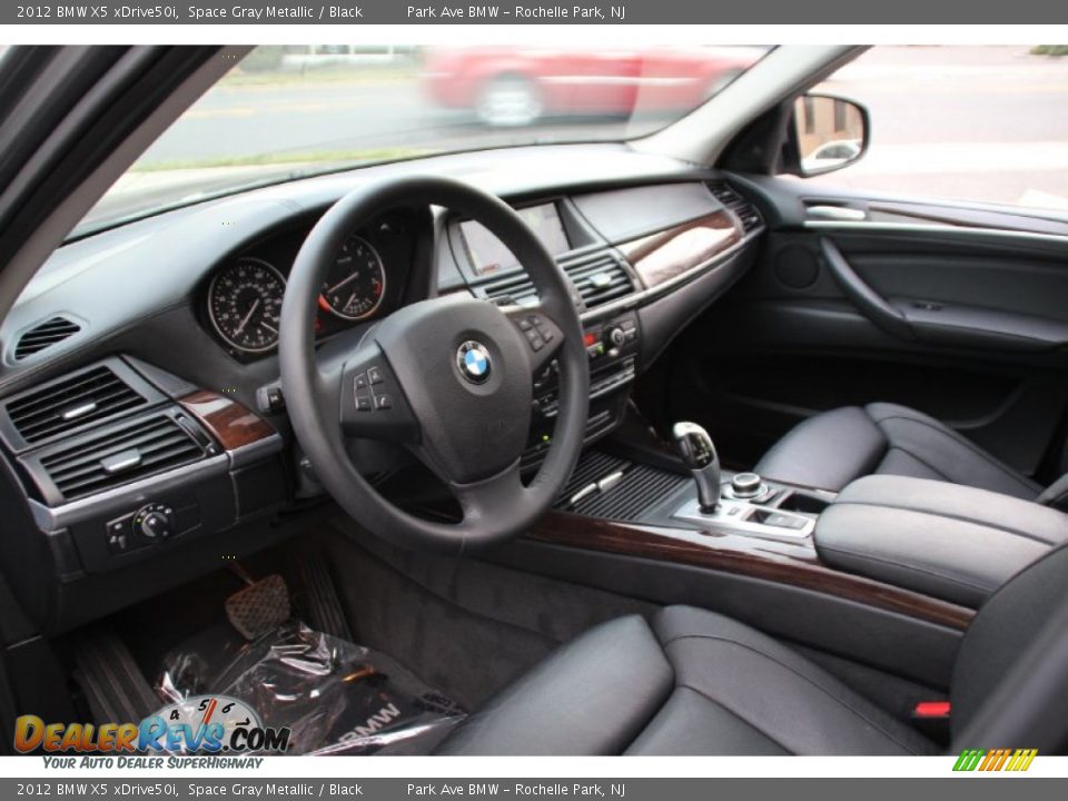 2012 BMW X5 xDrive50i Space Gray Metallic / Black Photo #10
