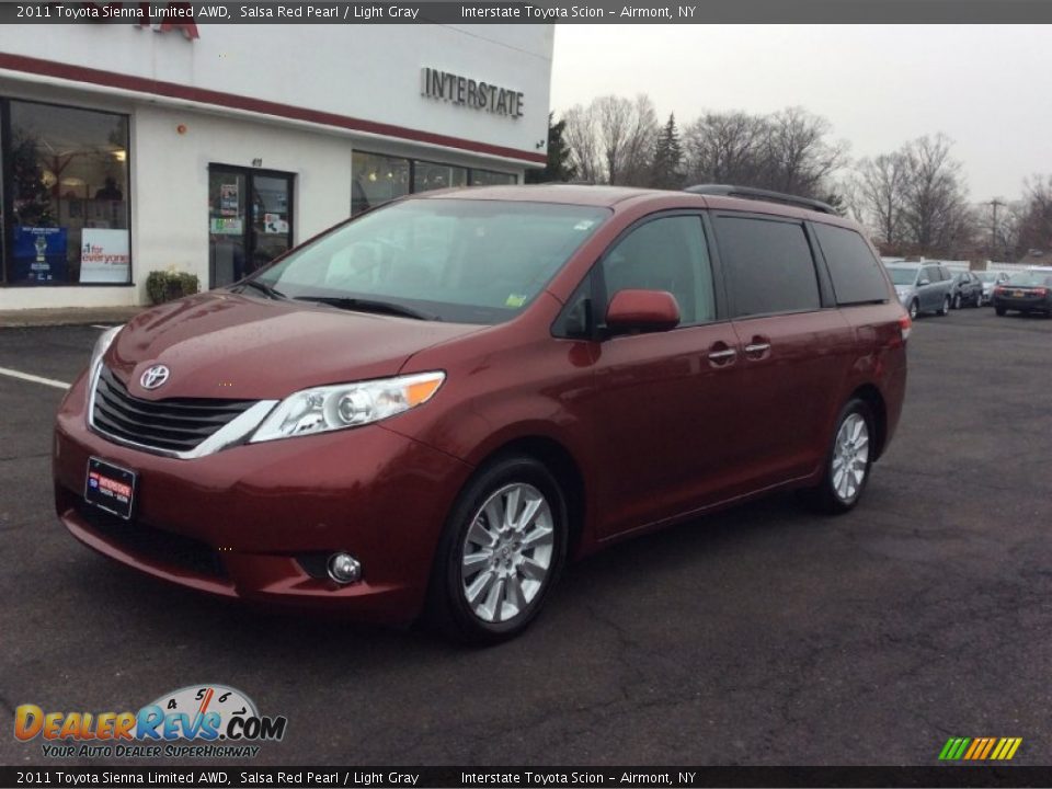 2011 Toyota Sienna Limited AWD Salsa Red Pearl / Light Gray Photo #1