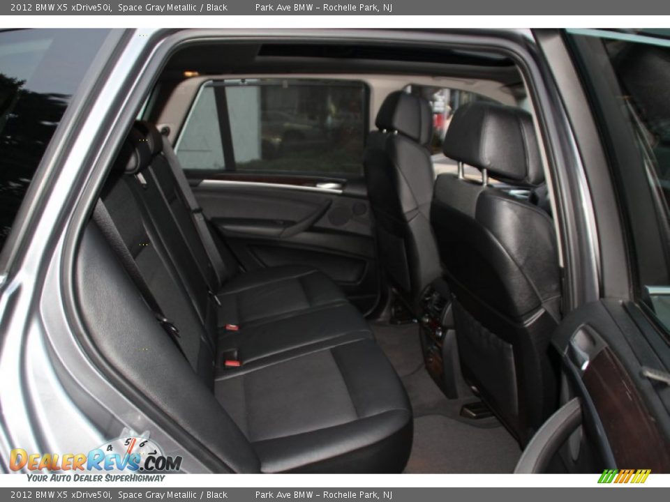 2012 BMW X5 xDrive50i Space Gray Metallic / Black Photo #25