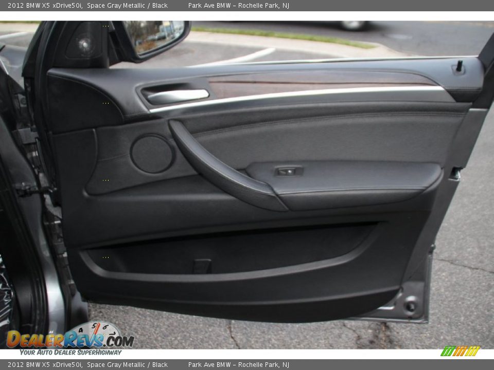 2012 BMW X5 xDrive50i Space Gray Metallic / Black Photo #26