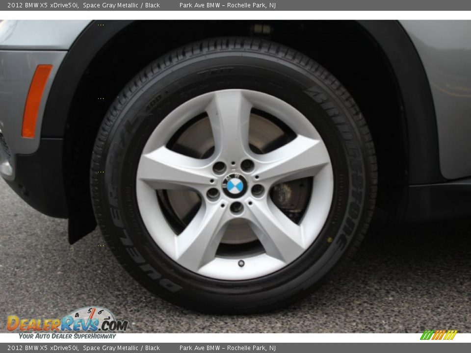 2012 BMW X5 xDrive50i Space Gray Metallic / Black Photo #32