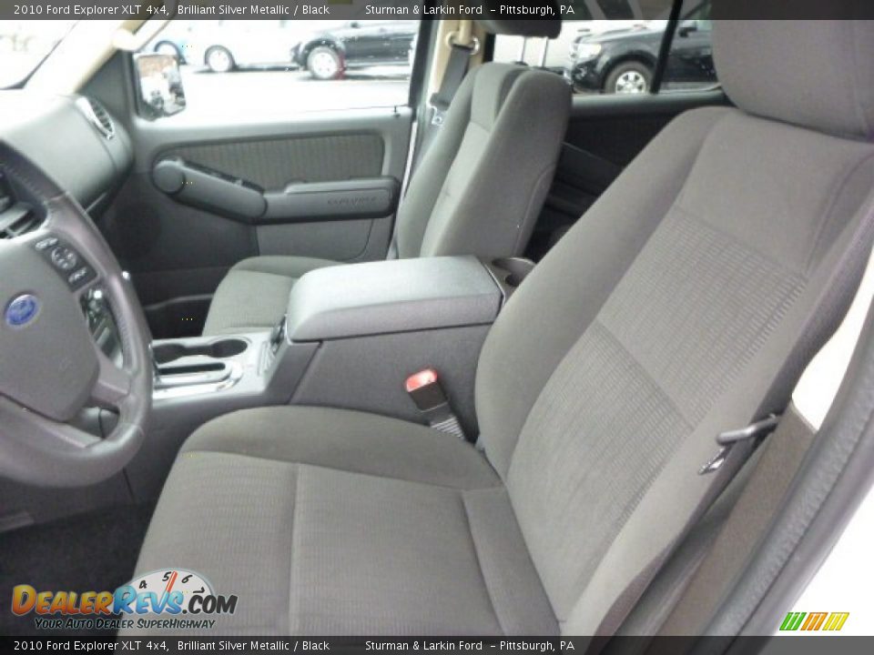 2010 Ford Explorer XLT 4x4 Brilliant Silver Metallic / Black Photo #7