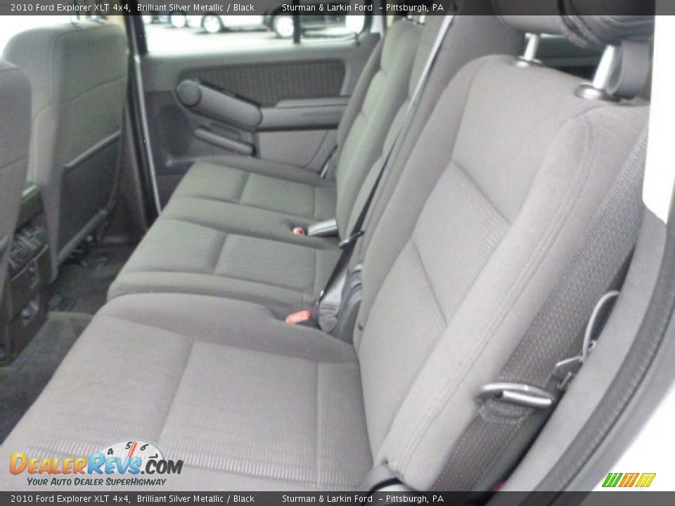 2010 Ford Explorer XLT 4x4 Brilliant Silver Metallic / Black Photo #8