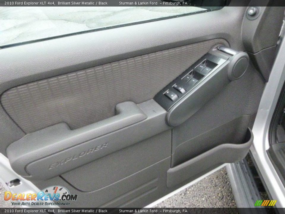 2010 Ford Explorer XLT 4x4 Brilliant Silver Metallic / Black Photo #11