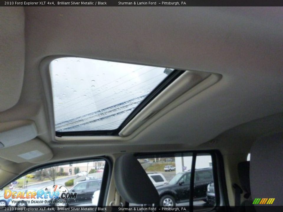 2010 Ford Explorer XLT 4x4 Brilliant Silver Metallic / Black Photo #12