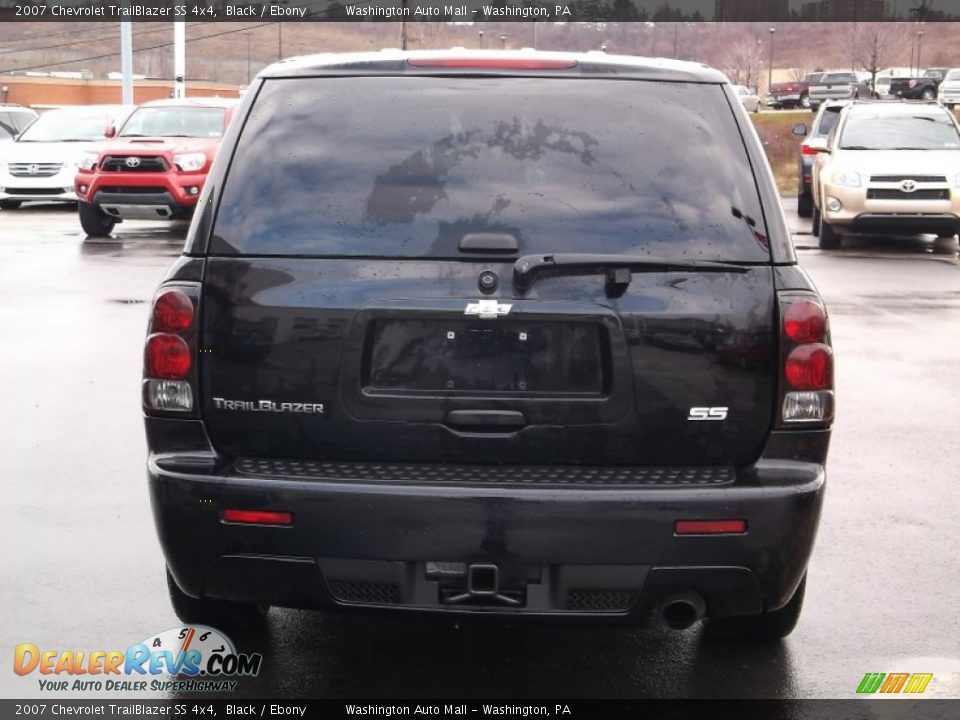 2007 Chevrolet TrailBlazer SS 4x4 Black / Ebony Photo #8